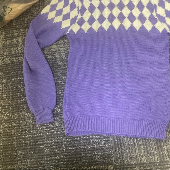 Vintage 1980’s Cherry Stix Wool Blend Preppy Crew Neck pullover sweater - Picture 6 of 10